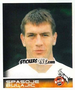 Cromo Spasoje Bulajic - German Football Bundesliga 2000-2001 - Panini