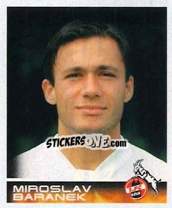 Sticker Miroslav Baranek - German Football Bundesliga 2000-2001 - Panini