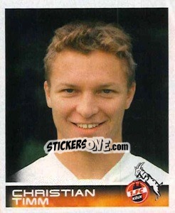 Sticker Christian Timm - German Football Bundesliga 2000-2001 - Panini