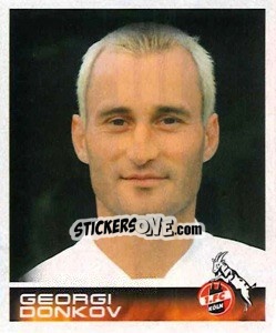 Sticker Georgi Donkov - German Football Bundesliga 2000-2001 - Panini