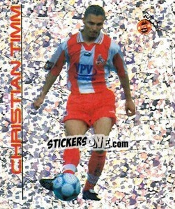 Sticker Christian Timm - German Football Bundesliga 2000-2001 n. 299 - Panini