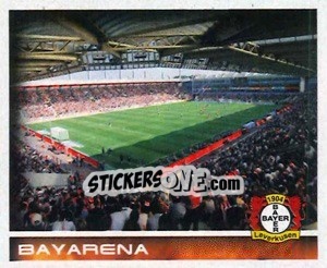 Sticker BayArena - Stadion - German Football Bundesliga 2000-2001 - Panini