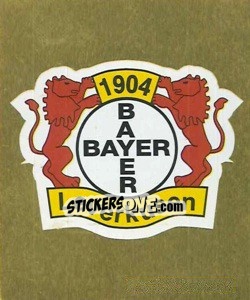 Sticker Bayer 04 Leverkusen - Goldwappen - German Football Bundesliga 2000-2001 - Panini