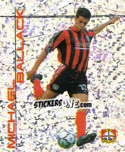 Sticker Michael Ballack - German Football Bundesliga 2000-2001 n. 306 - Panini
