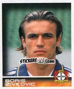 Sticker Boris Zivkovic - German Football Bundesliga 2000-2001 - Panini