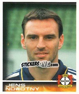 Cromo Jens Nowotny - German Football Bundesliga 2000-2001 - Panini