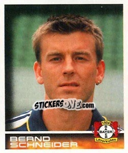 Sticker Bernd Schneider - German Football Bundesliga 2000-2001 - Panini