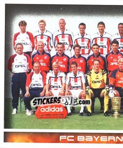 Cromo FC Bayern München - Mannschaft (Puzzle) - German Football Bundesliga 2000-2001 - Panini