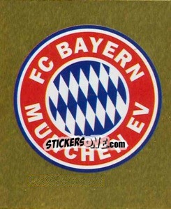 Sticker FC Bayern München - Goldwappen - German Football Bundesliga 2000-2001 - Panini