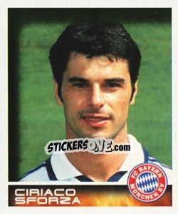 Cromo Ciriaco Sforza - German Football Bundesliga 2000-2001 - Panini