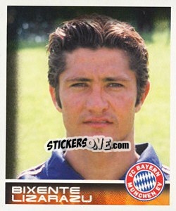 Cromo Bixente Lizarazu - German Football Bundesliga 2000-2001 - Panini