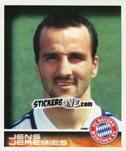 Cromo Jens Jeremies - German Football Bundesliga 2000-2001 - Panini