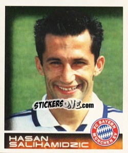 Sticker Hasan Salihamidzic - German Football Bundesliga 2000-2001 n. 346 - Panini