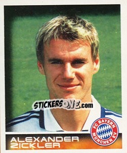 Cromo Alexander Zickler - German Football Bundesliga 2000-2001 - Panini