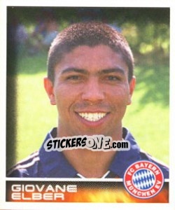 Sticker Giovane Elber - German Football Bundesliga 2000-2001 - Panini