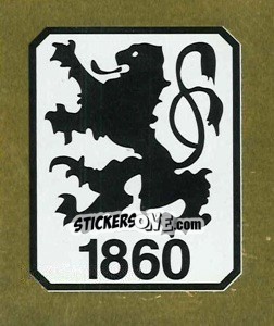Sticker TSV 1860 München - Goldwappen - German Football Bundesliga 2000-2001 - Panini