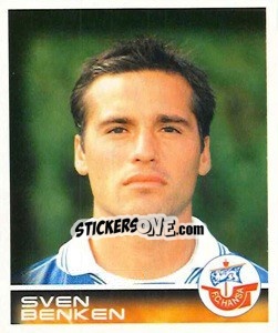 Sticker Sven Benken - German Football Bundesliga 2000-2001 - Panini