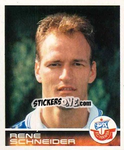 Sticker René Schneider - German Football Bundesliga 2000-2001 - Panini