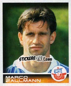 Sticker Marco Zallmann - German Football Bundesliga 2000-2001 - Panini