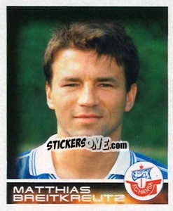 Sticker Matthias Breitkreutz - German Football Bundesliga 2000-2001 - Panini