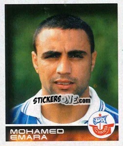 Cromo Mohamed Emara - German Football Bundesliga 2000-2001 - Panini