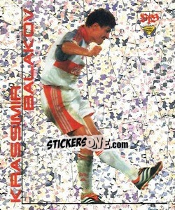 Sticker Krassimir Balakov - German Football Bundesliga 2000-2001 n. 409 - Panini