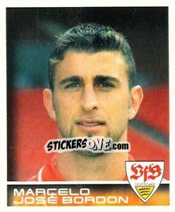 Sticker Marcelo José Bordon - German Football Bundesliga 2000-2001 n. 416 - Panini