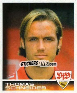 Cromo Thomas Schneider - German Football Bundesliga 2000-2001 - Panini