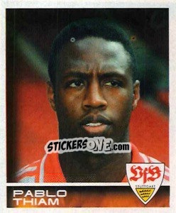 Sticker Pablo Thiam - German Football Bundesliga 2000-2001 n. 419 - Panini