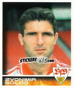 Sticker Zvonimir Soldo - German Football Bundesliga 2000-2001 n. 423 - Panini