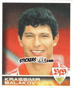 Cromo Krassimir Balakov - German Football Bundesliga 2000-2001 - Panini