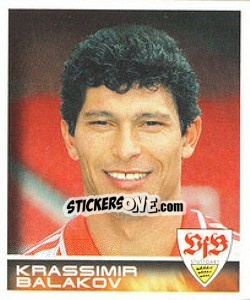 Sticker Krassimir Balakov - German Football Bundesliga 2000-2001 n. 426 - Panini