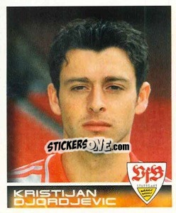 Sticker Kristijan Djordjevic - German Football Bundesliga 2000-2001 - Panini