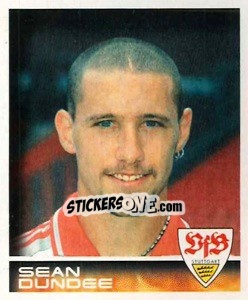Sticker Sean Dundee - German Football Bundesliga 2000-2001 - Panini