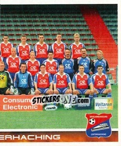 Sticker SpVgg Unterhaching - Mannschaft (Puzzle) - German Football Bundesliga 2000-2001 - Panini