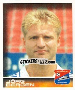 Sticker Jörg Bergen - German Football Bundesliga 2000-2001 - Panini