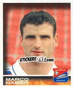 Sticker Marco Haber - German Football Bundesliga 2000-2001 - Panini