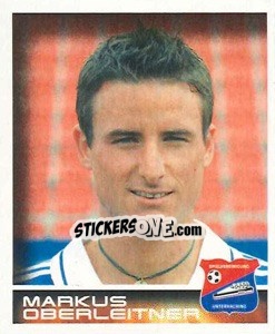 Sticker Markus Oberleitner - German Football Bundesliga 2000-2001 - Panini