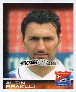 Sticker Altin Rraklli - German Football Bundesliga 2000-2001 - Panini
