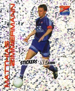 Sticker Matthias Zimmermann - German Football Bundesliga 2000-2001 - Panini