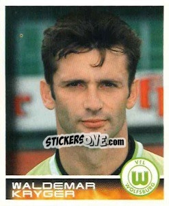 Sticker Waldemar Kryger - German Football Bundesliga 2000-2001 - Panini