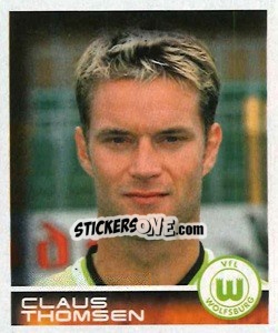 Cromo Claus Thomsen - German Football Bundesliga 2000-2001 - Panini