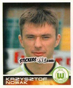 Cromo Krzysztof Nowak - German Football Bundesliga 2000-2001 - Panini