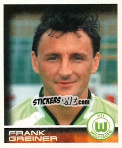 Sticker Frank Greiner - German Football Bundesliga 2000-2001 - Panini