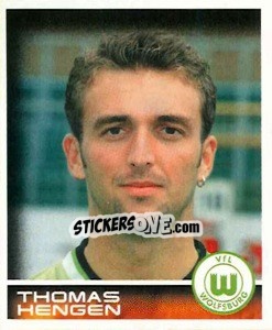 Sticker Thomas Hengen - German Football Bundesliga 2000-2001 - Panini