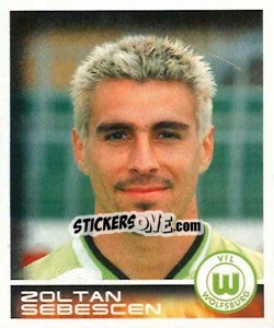 Sticker Zoltan Sebescen - German Football Bundesliga 2000-2001 - Panini