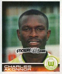 Cromo Charles Akonnor - German Football Bundesliga 2000-2001 - Panini