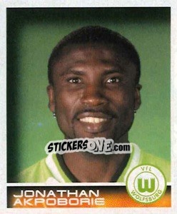 Sticker Jonathan Akpoborie - German Football Bundesliga 2000-2001 - Panini