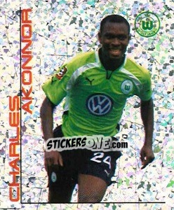 Sticker Charles Akonnor - German Football Bundesliga 2000-2001 n. 487 - Panini