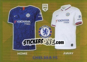 Sticker Chelsea FC T-Shirt - FIFA 365 2020. 442 stickers version n. 5 - Panini